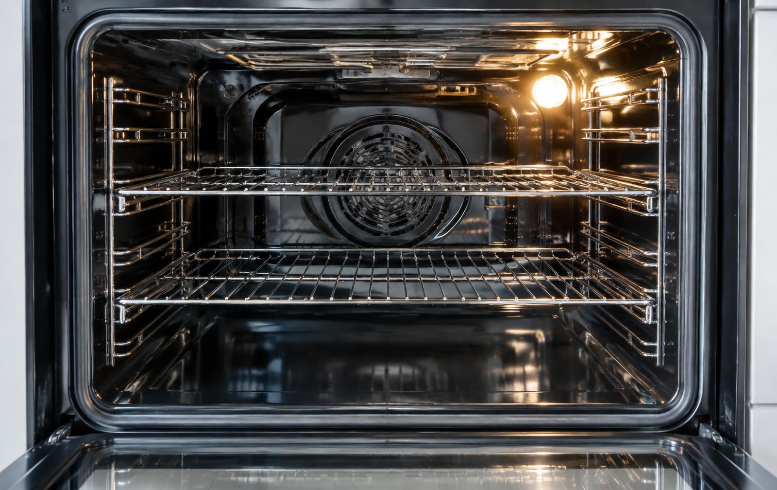Oven after cleaning
